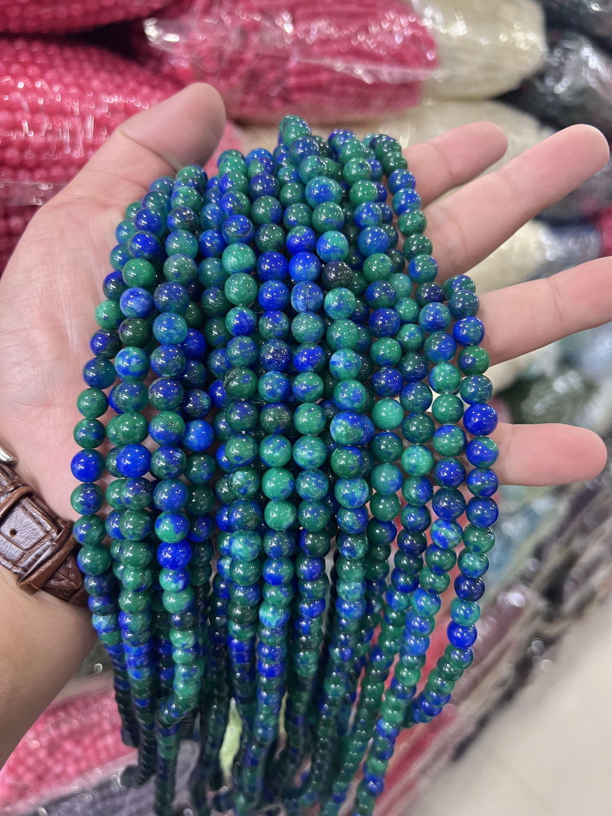 $2.5--8mm semi precious beads #1 Free Shipping