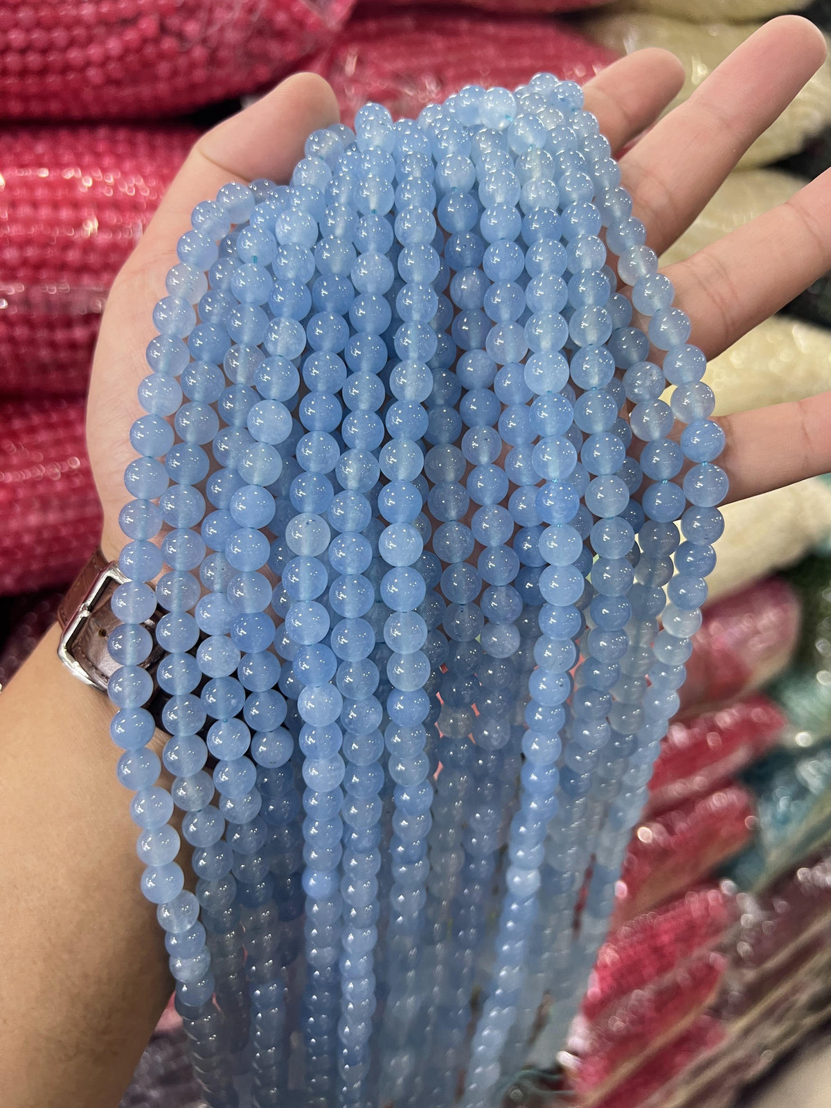 $2.5--8mm semi precious beads #1 Free Shipping