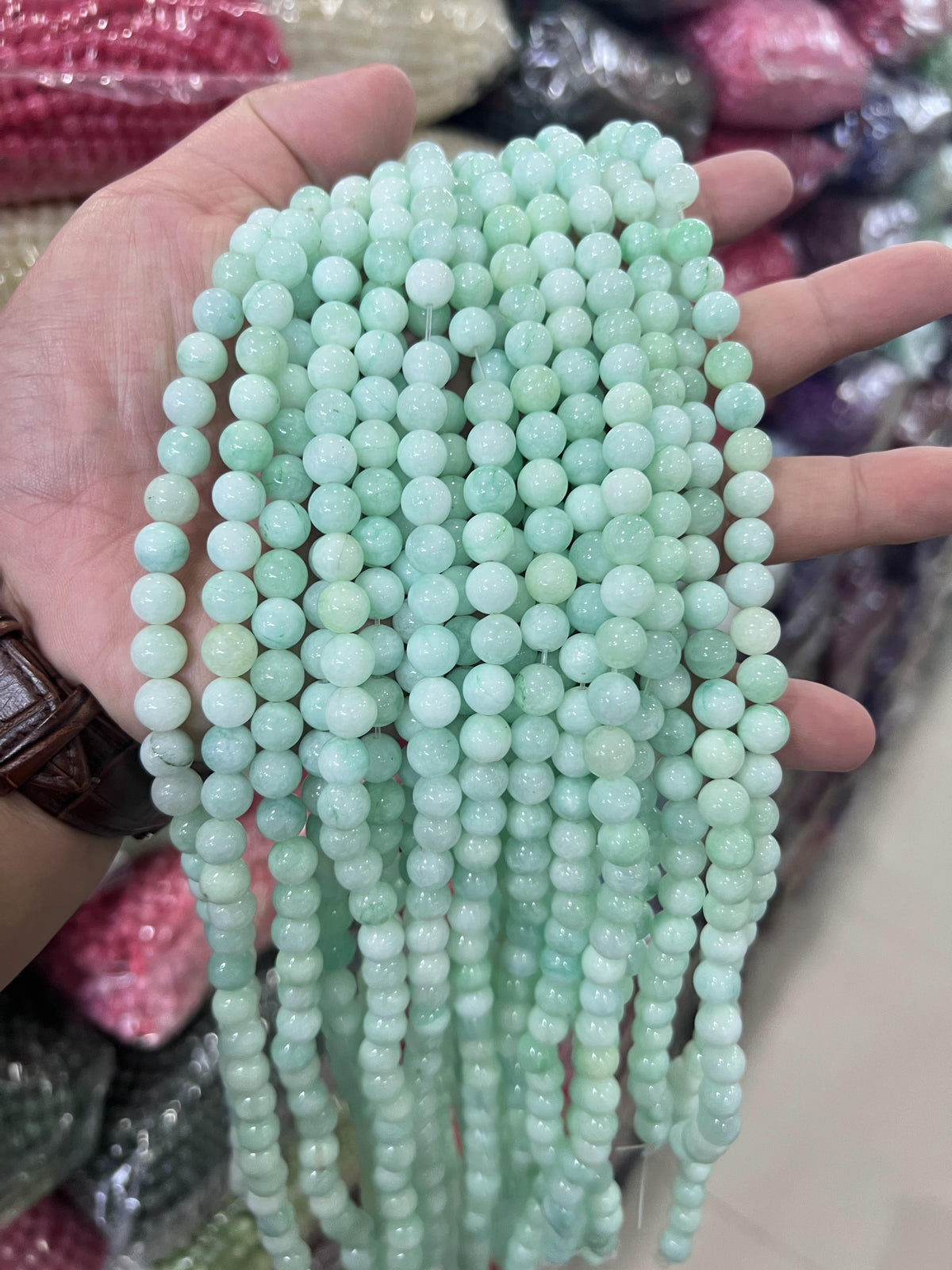 $2.5--8mm semi precious beads #1 Free Shipping