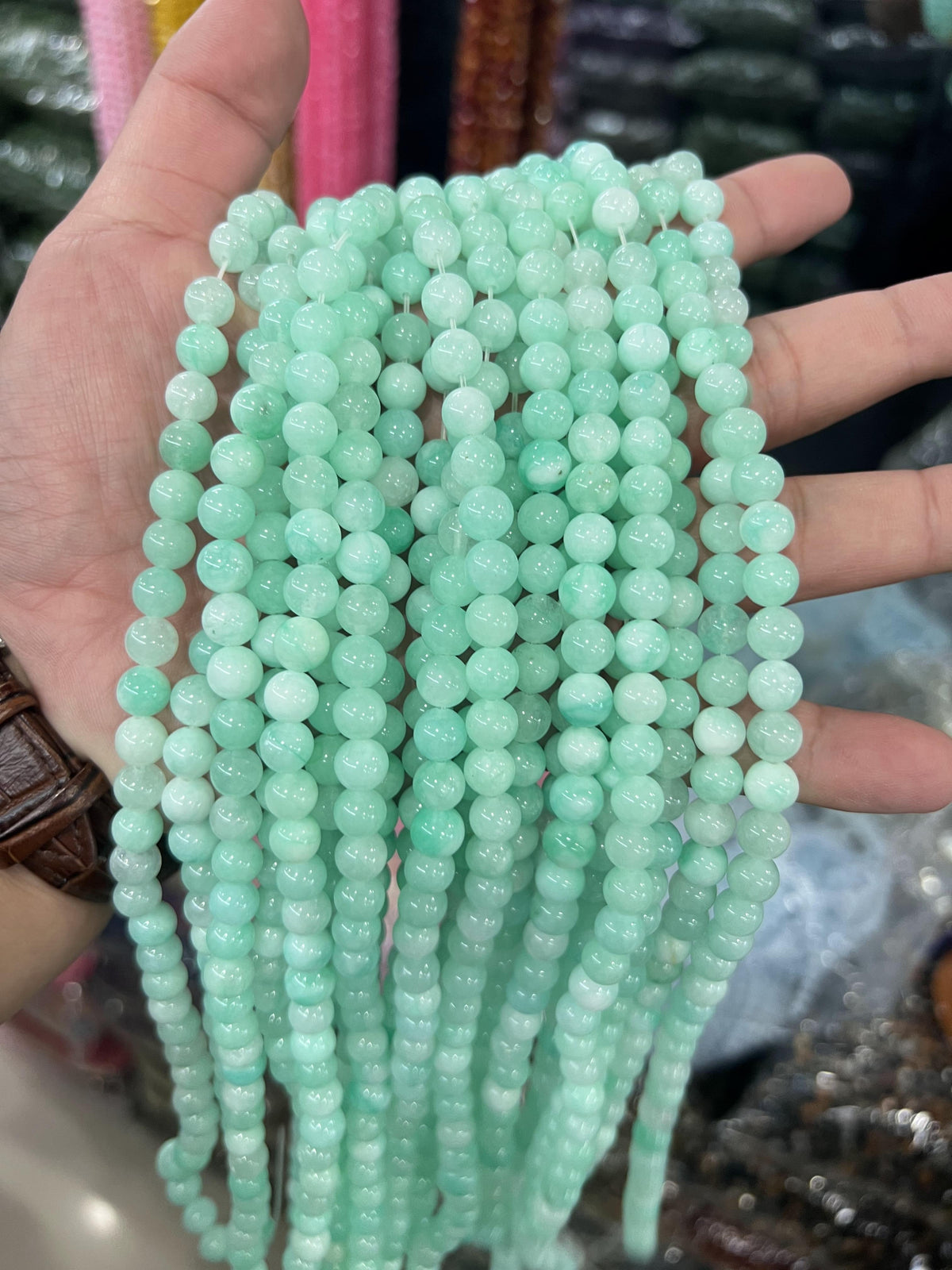 $2.5--8mm semi precious beads #1 Free Shipping