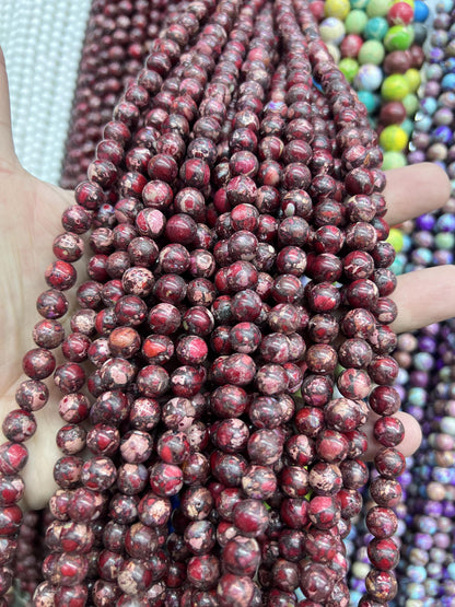 Sea Sediment Imperial Jasper Loose Beads Free Shiping