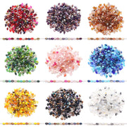 200pcs Medium Hole Teardrop-Shaped Glass Beads