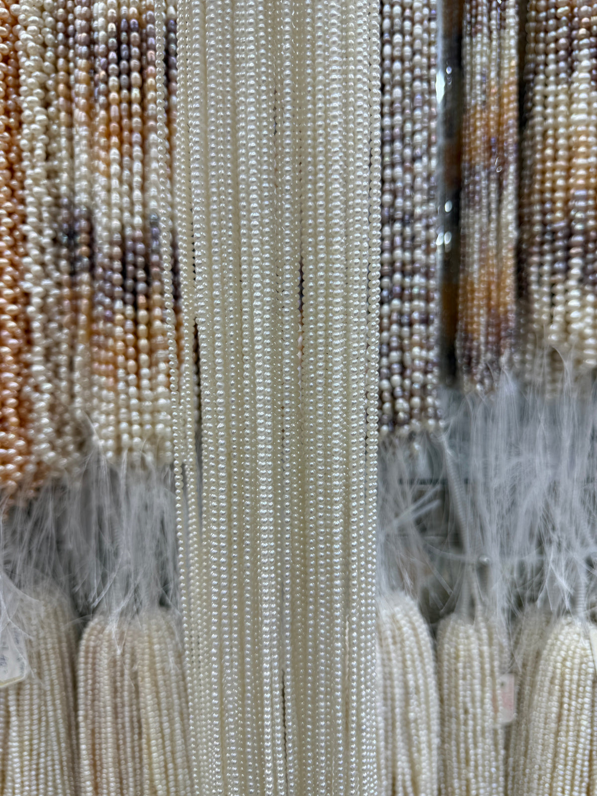 Natural Freshwater Pearl Beads 2.8-3.2mm Round White Loose Beads