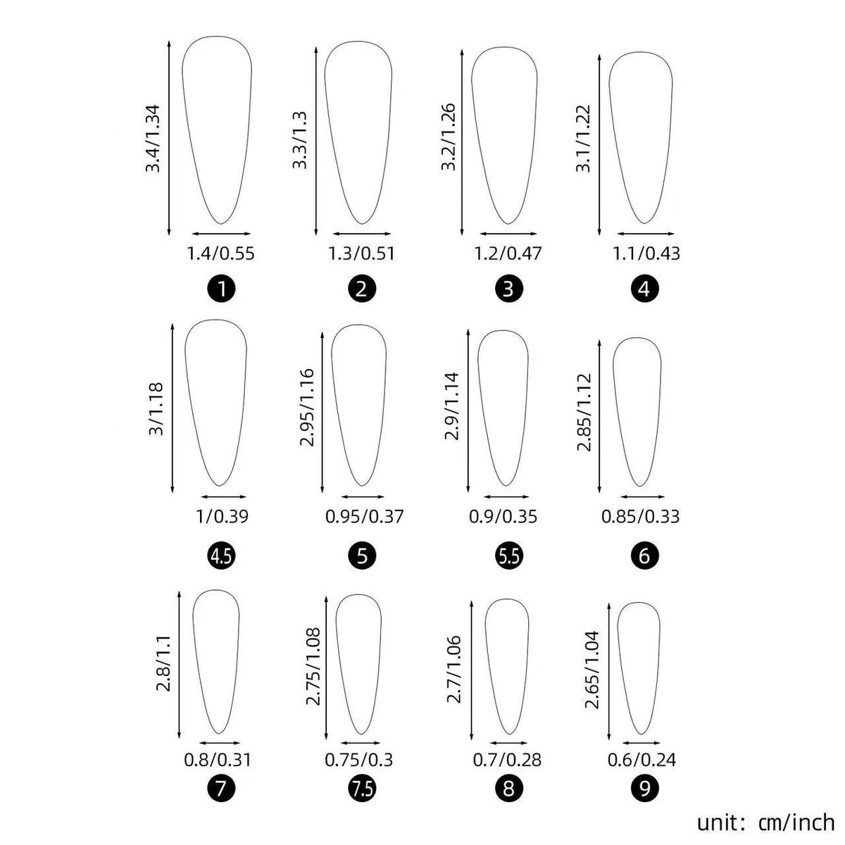 Glowing Nails Press On Nails  PDD Style 1