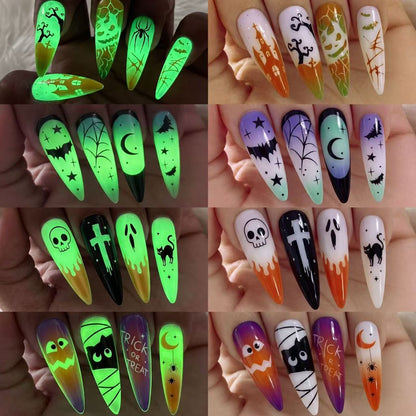 Glowing Nails Press On Nails  PDD Style 1