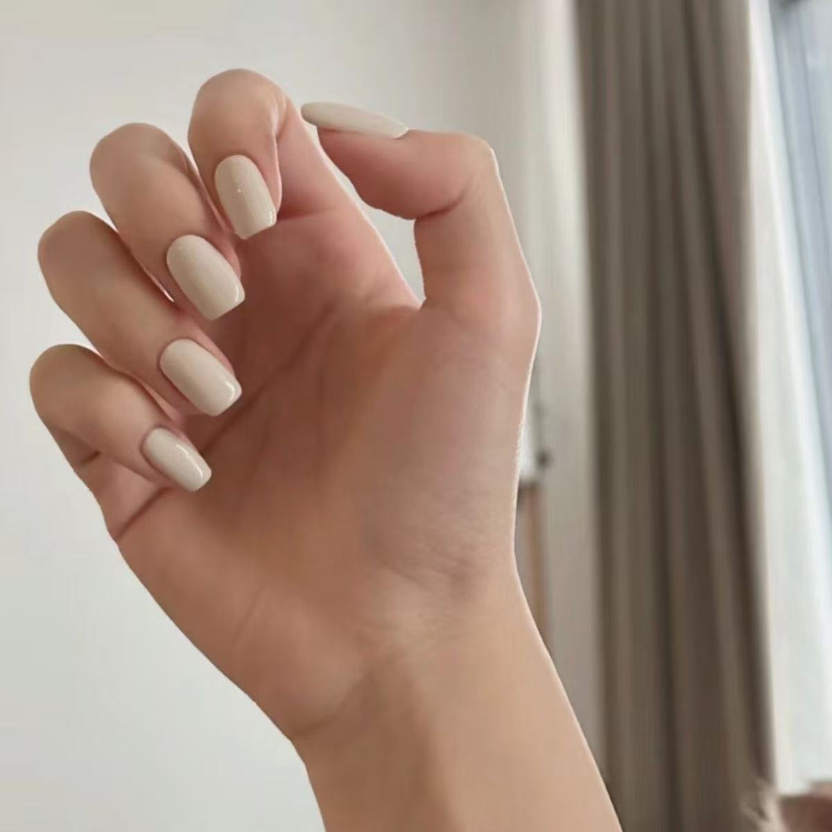 Glowing Nails Press On Nails  White