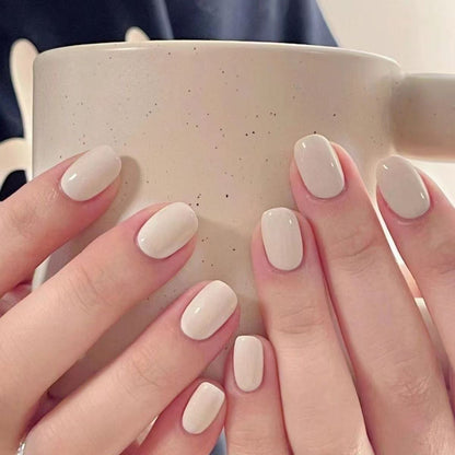 Glowing Nails Press On Nails  White