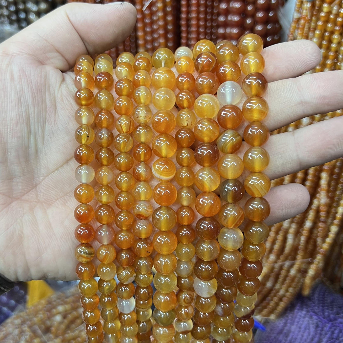 $2.5--8mm #2 Semi- Precious beads Free Shipping