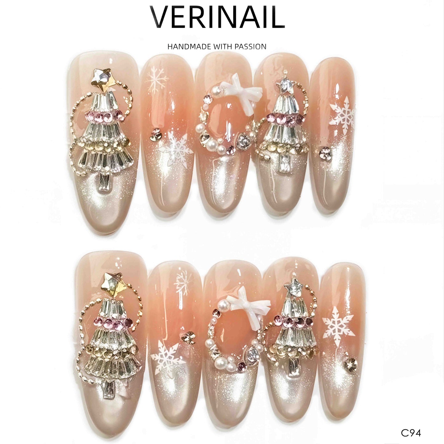Press On Nails Color Nude DL01