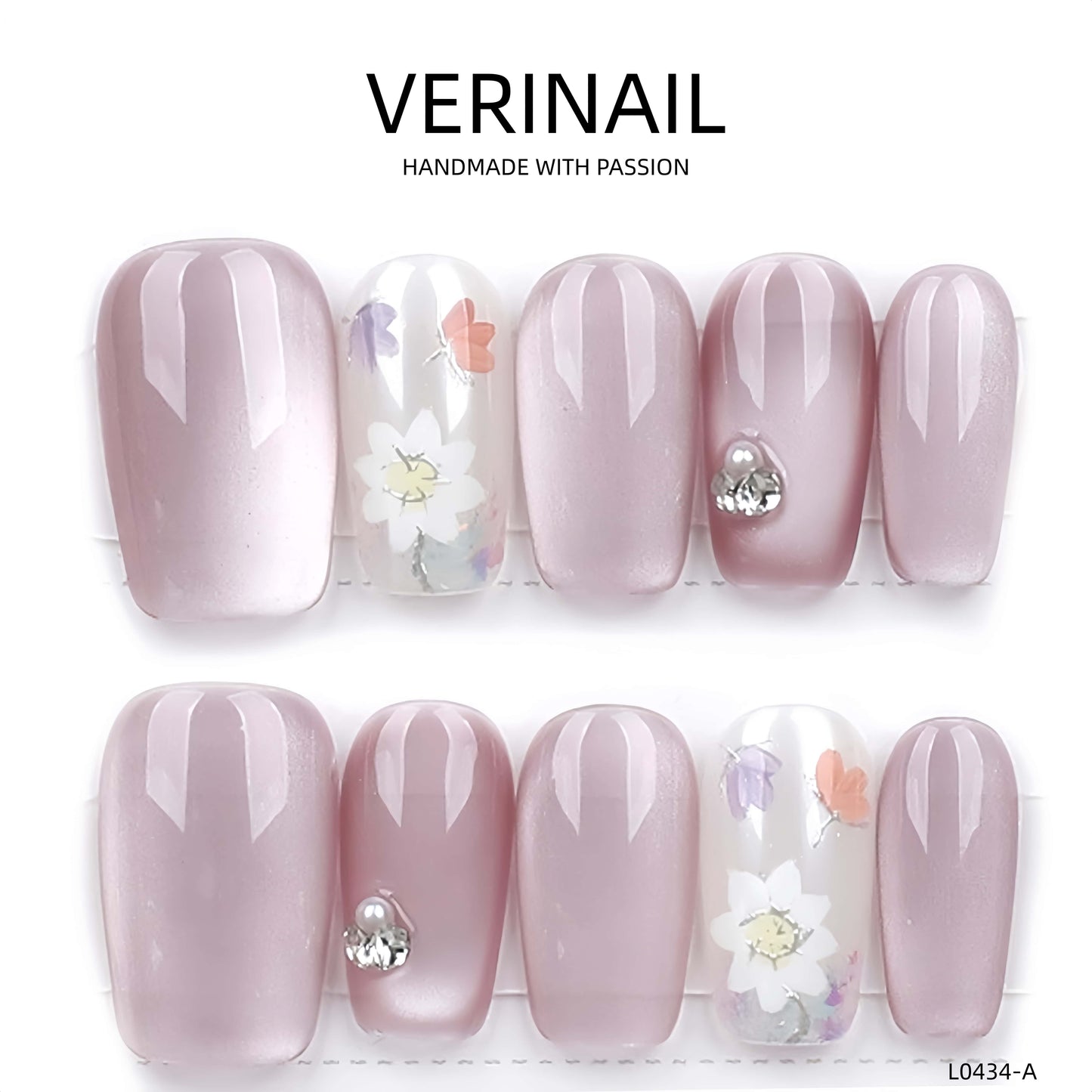 Press On Nails Color Pink CP03