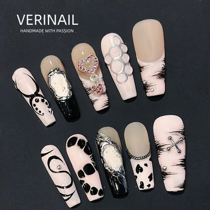 Press On Nails Color Black PDD01