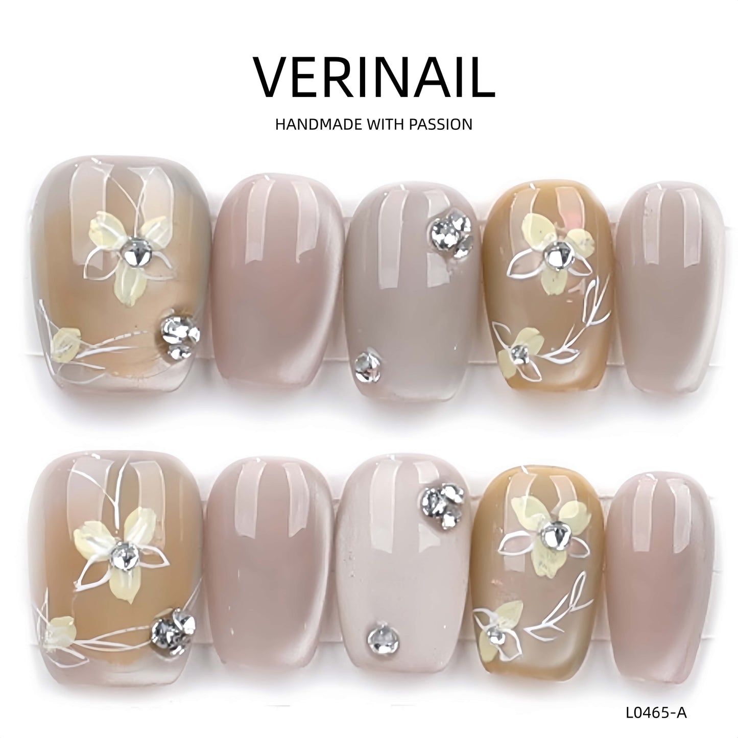 Press On Nails Color Nude DL06