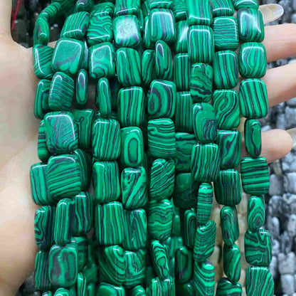 Smooth Rectangle Beads 10x14mm Quartz/Jasper/Agate/Crystal