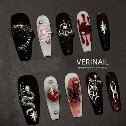 Press On Nails Color Black PDD01