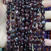Nugget Shape Garnet Beads