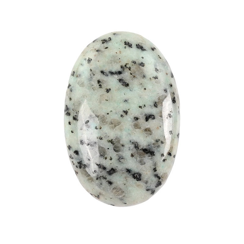 Oval Palm Stone, Polished Oval Gemstone Pocket Palm Stone Gift