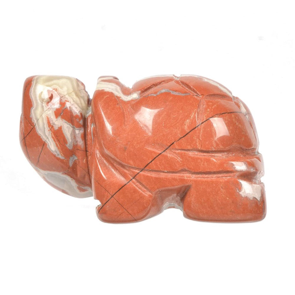 Turtle Statue Hand Carved Animal Figurine