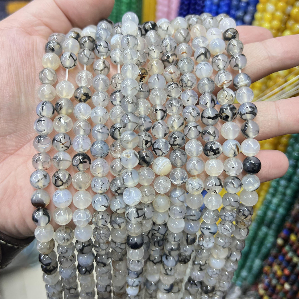 $2.5--8mm #2 Semi- Precious beads Free Shipping