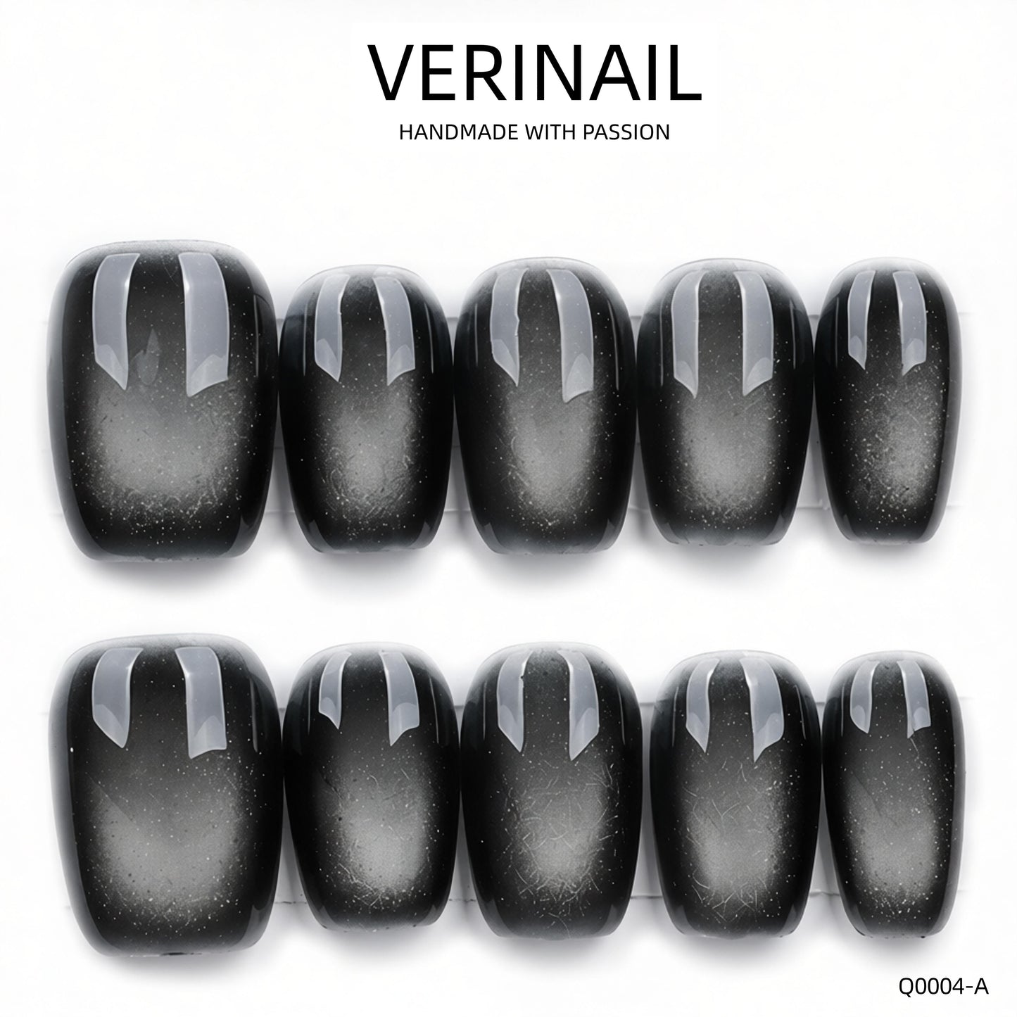 Press On Nails Color Black DL04