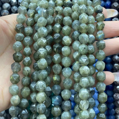 Diamond Faceted Beads 6mm/8mm/10mm Quartz/Jasper/Agate/Crystal