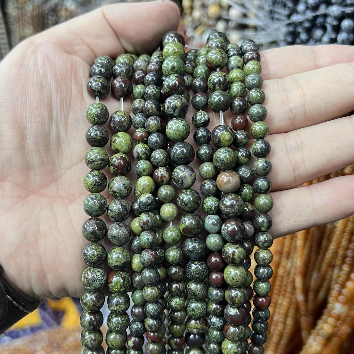 $2.5--8mm #2 Semi- Precious beads Free Shipping