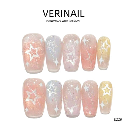 Press On Nails Color Golden DL03