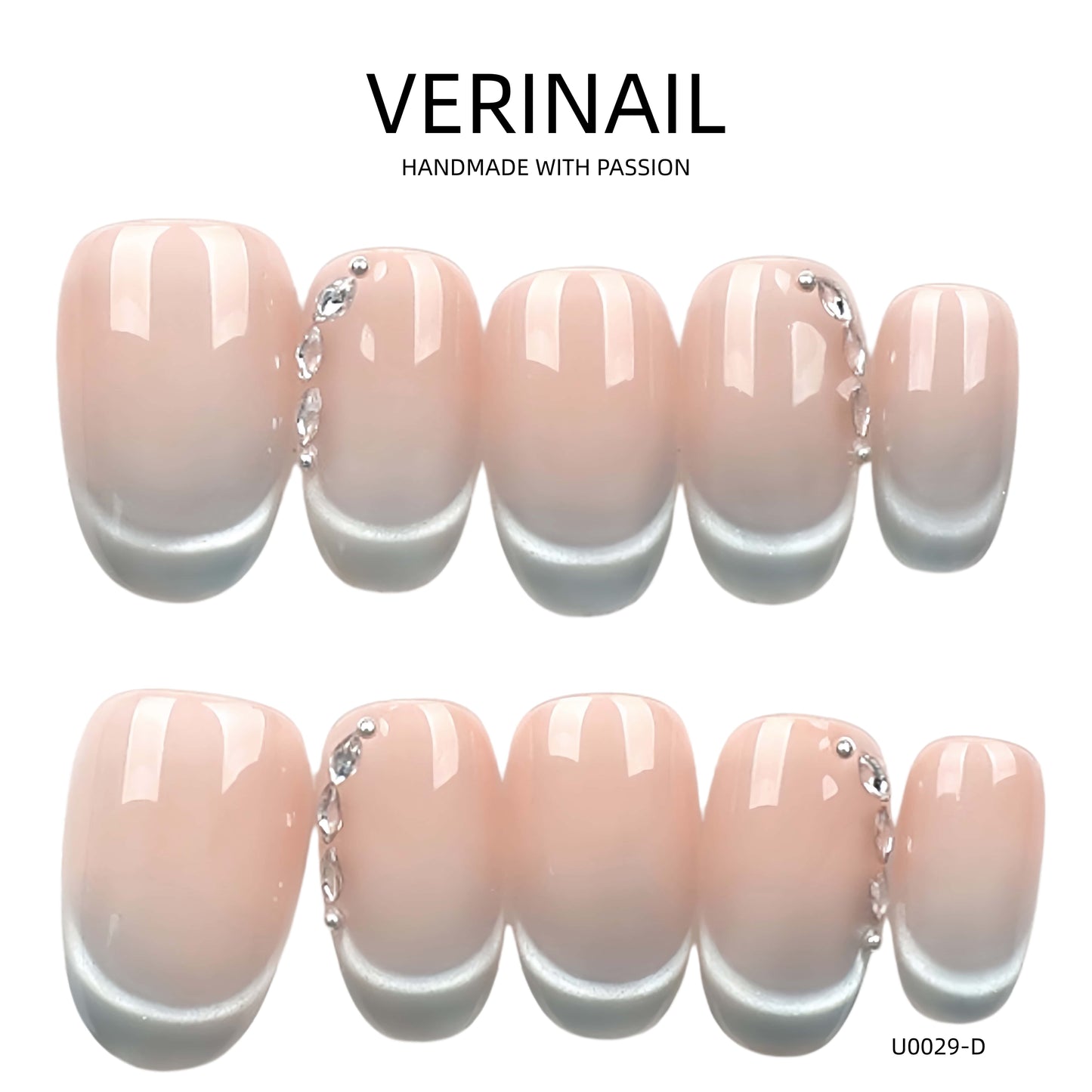 Press On Nails Color Nude DL08