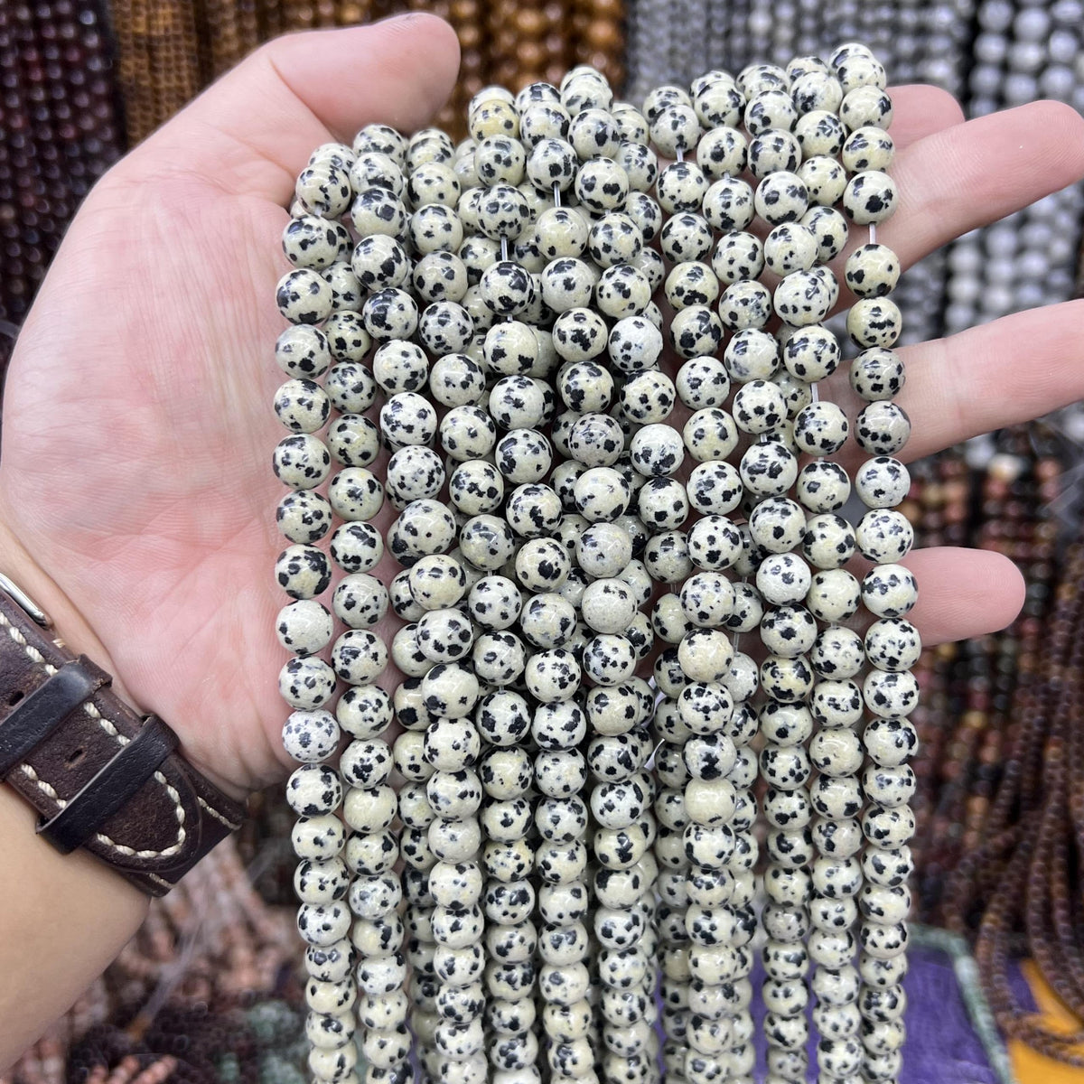 $2.5--8mm #2 Semi- Precious beads Free Shipping