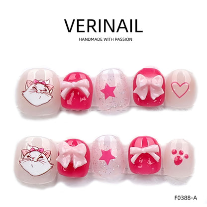 Press On Nails Color Pink CP01