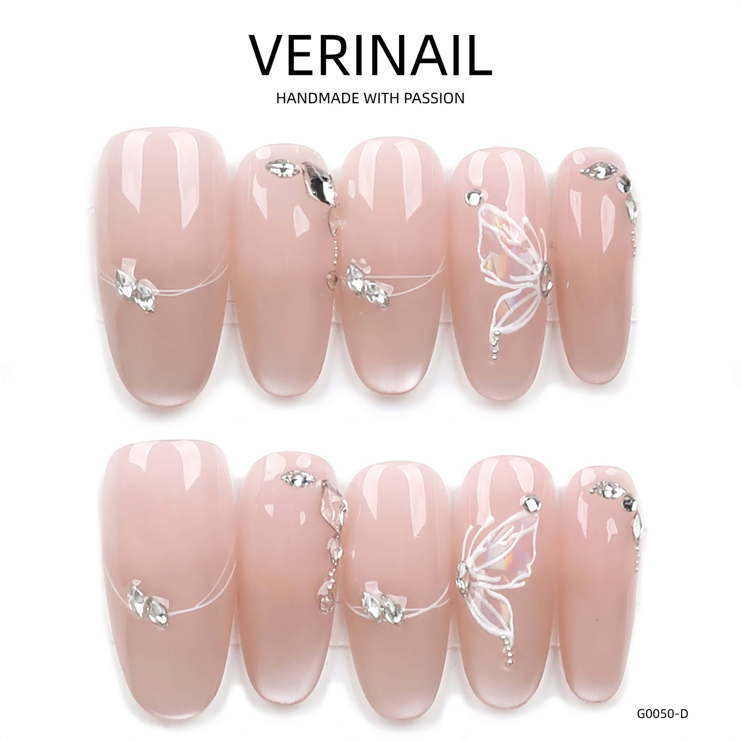 Press On Nails Color Nude DL02