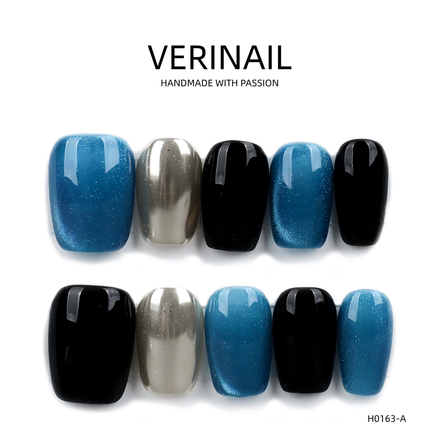 Press On Nails Color Black DL03