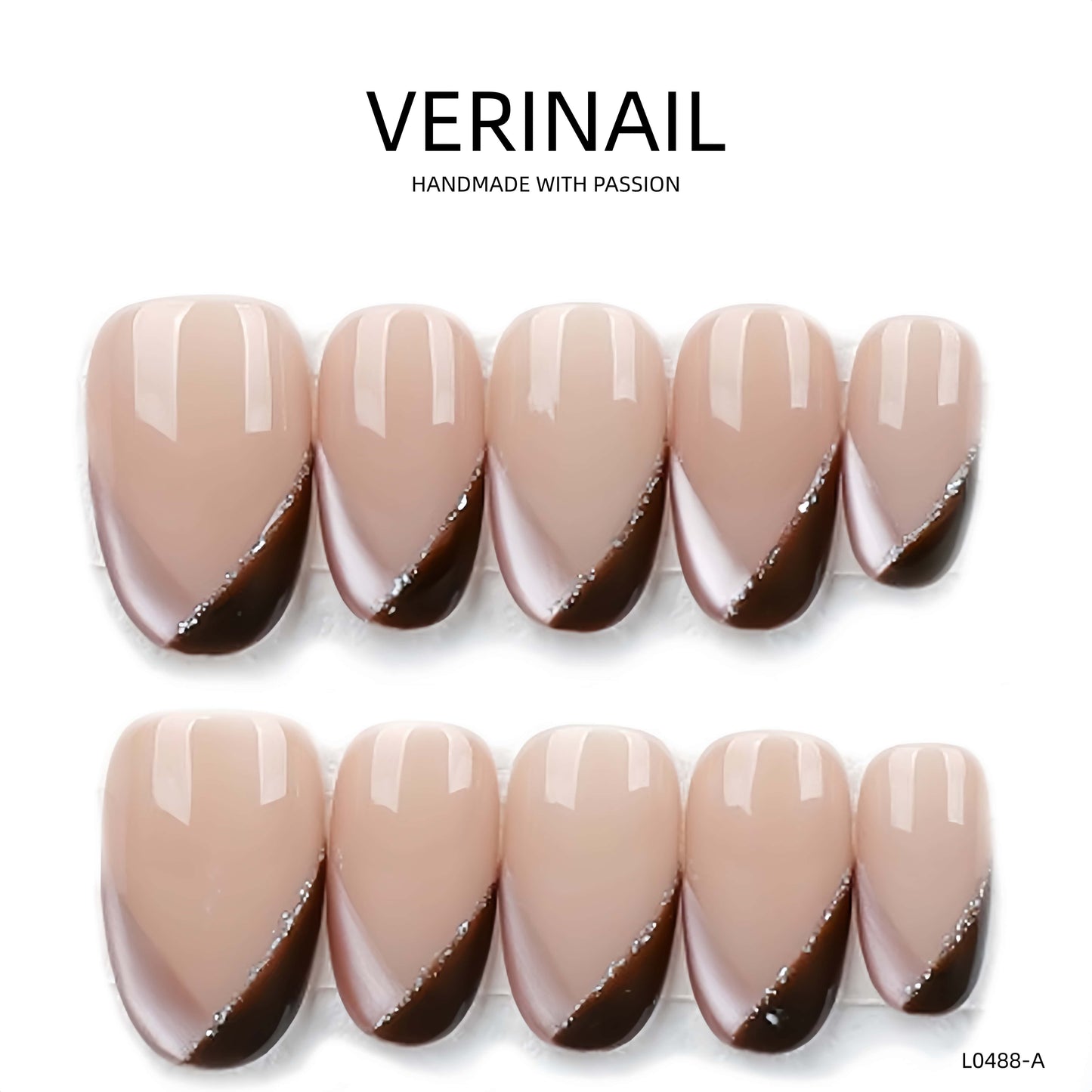 Press On Nails Color Nude DL06
