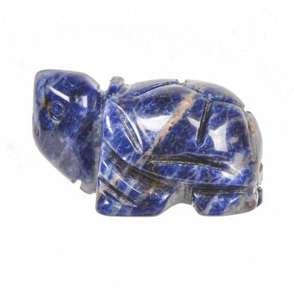 Turtle Statue Hand Carved Animal Figurine