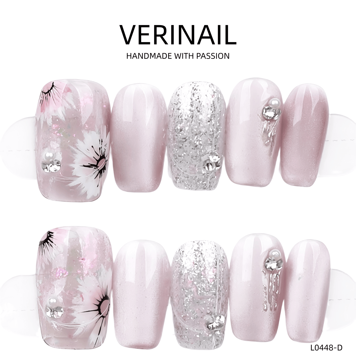 Press On Nails Color Pink CP03