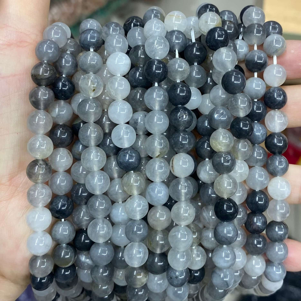 Wholesale Gemstone Beads 4mm 6mm 8mm 10mm 12mm-Loose Bead -Free Shipping （I）