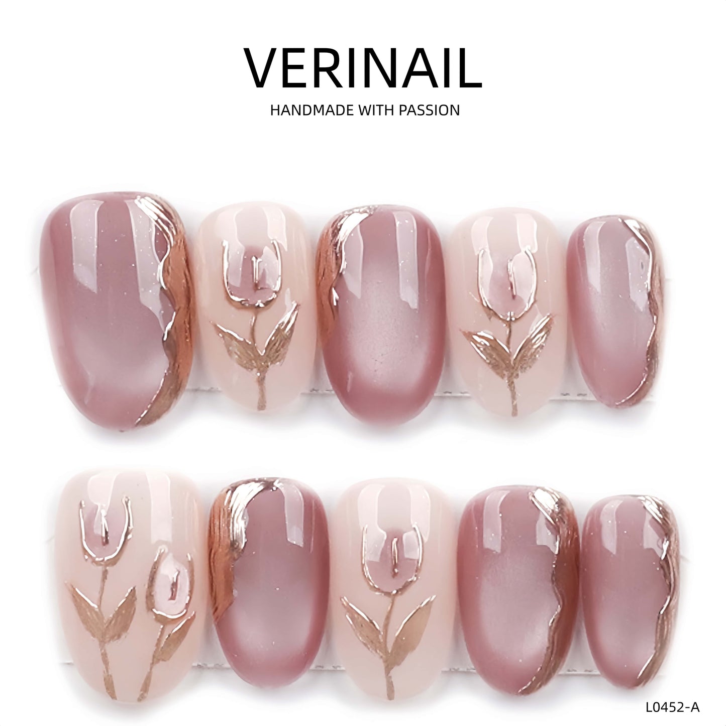 Press On Nails Color Pink CP03