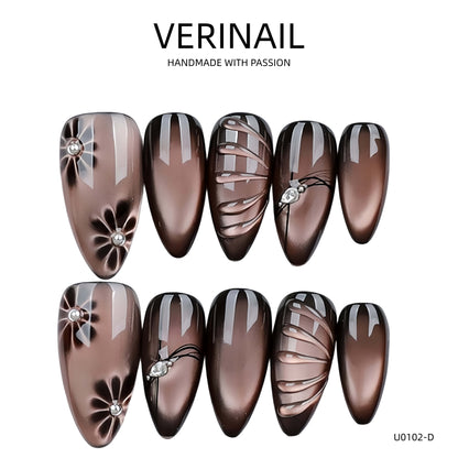 Press On Nails Color Black DL04