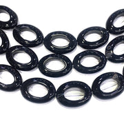 Annulus Black Onyx Beads