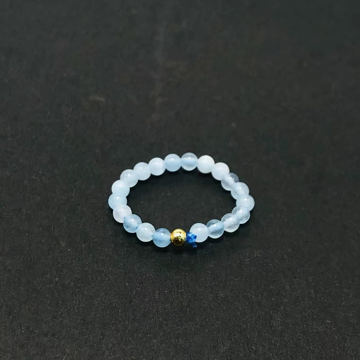 3mm Multi Round Bead Ring Elastic Rings Stackable