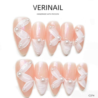 Press On Nails Color Nude DL01