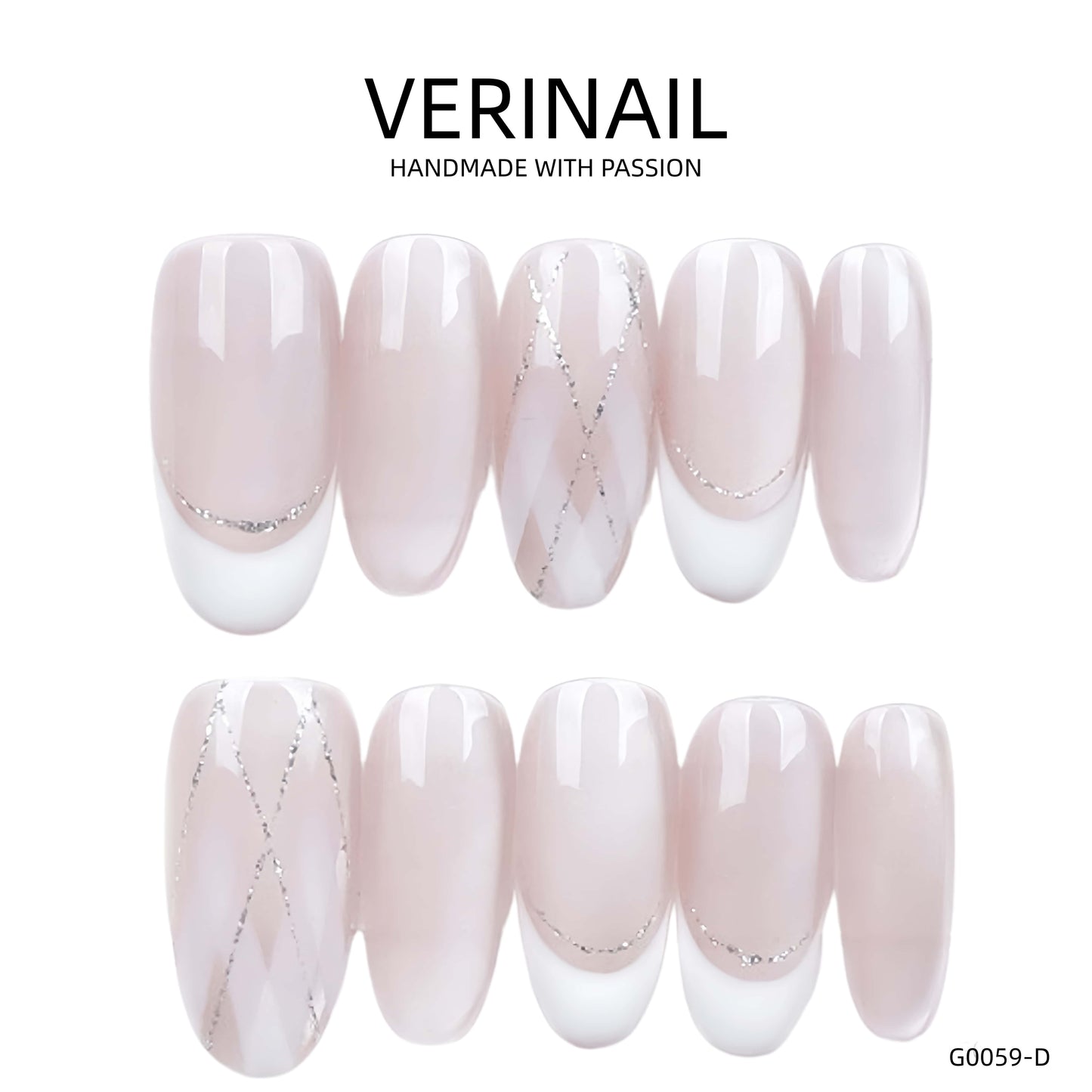 Press On Nails Color Nude DL02