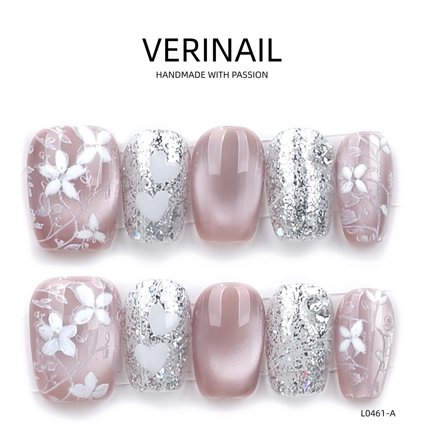 Press On Nails Color Pink CP03