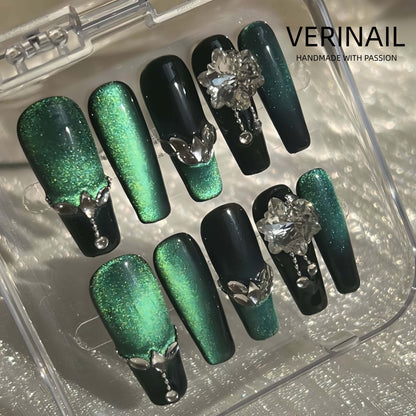 Press On Nails Color Black PDD01