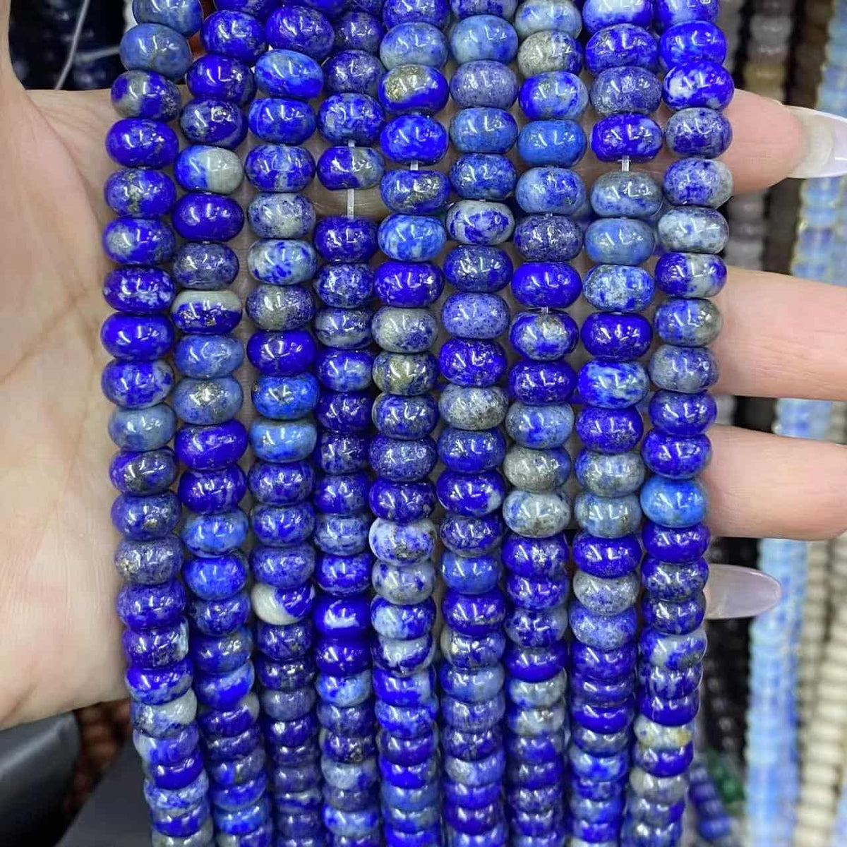Round Rondelle Beads 2x4mm 4x6mm 5x8mm Quartz/Jasper/Agate