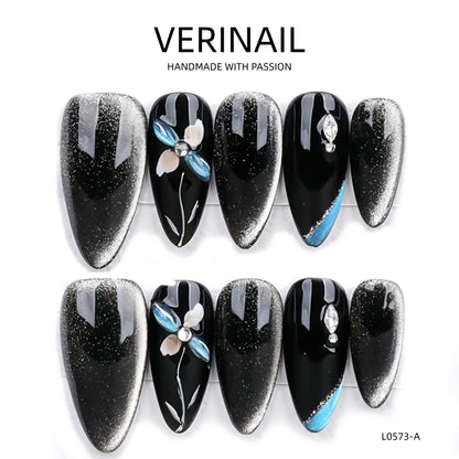 Press On Nails Color Black DL06