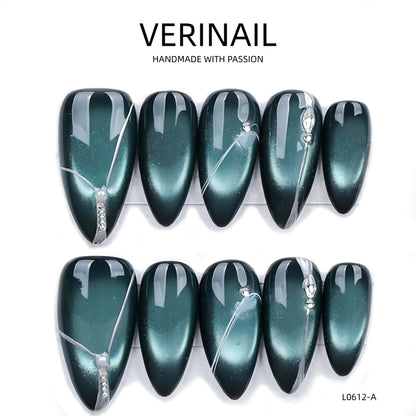 Press On Nails Color Blue DL02