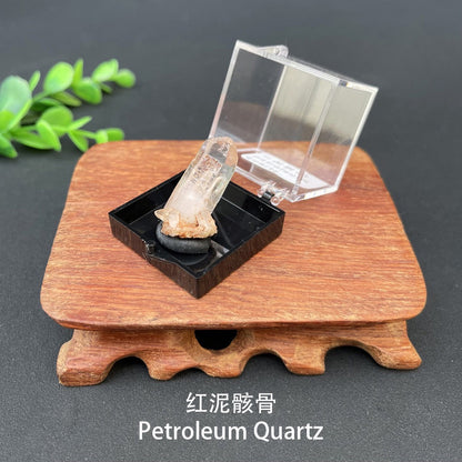 Micro Mineral Box Raw Crystal Gemstone Collection Box