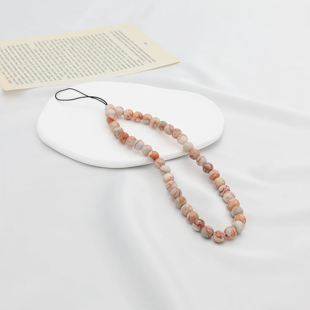 6MM Beaded Phone Chain New Anti Lost Phone Strap 32cm