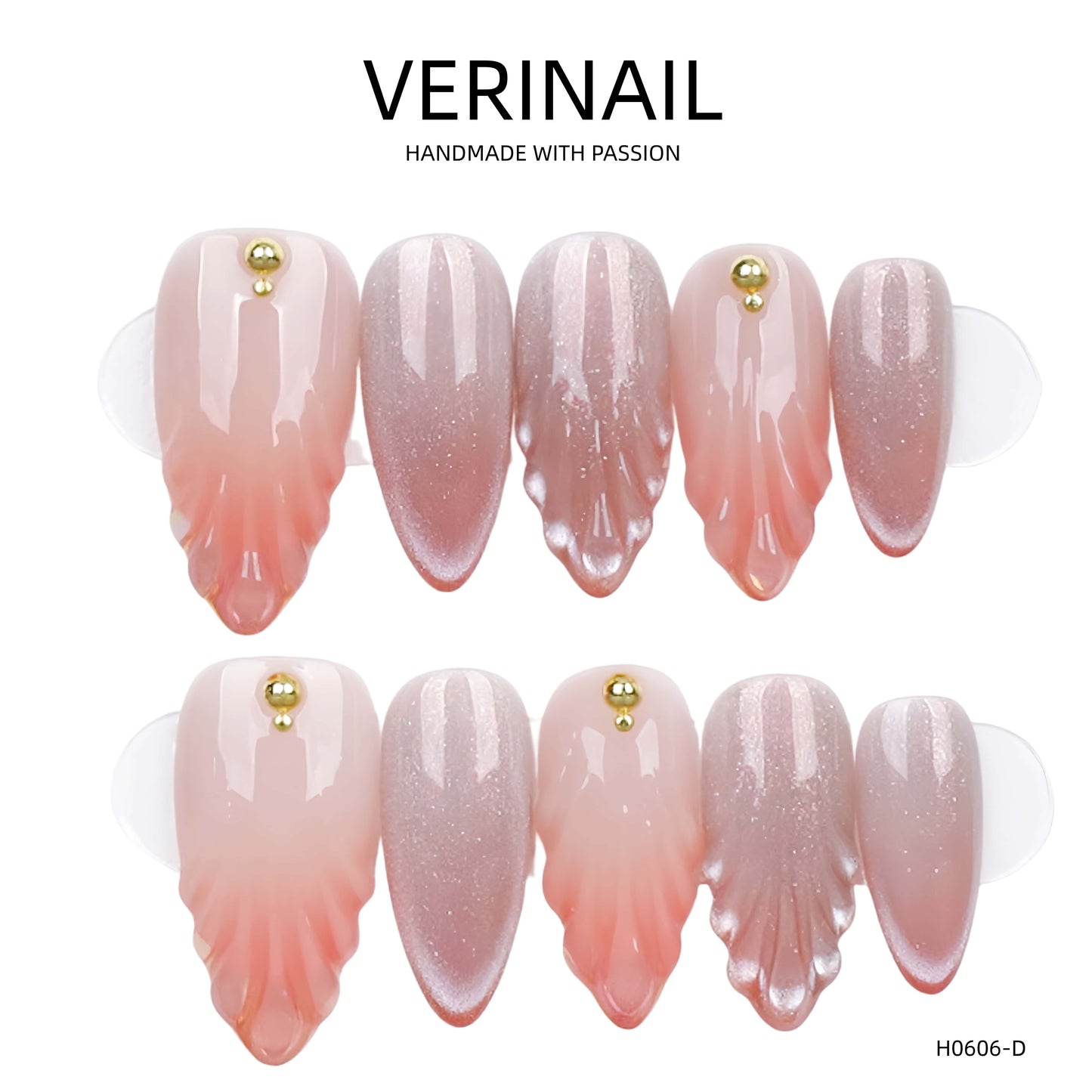 Press On Nails Color Nude DL04
