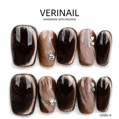 Press On Nails Color Black DL06